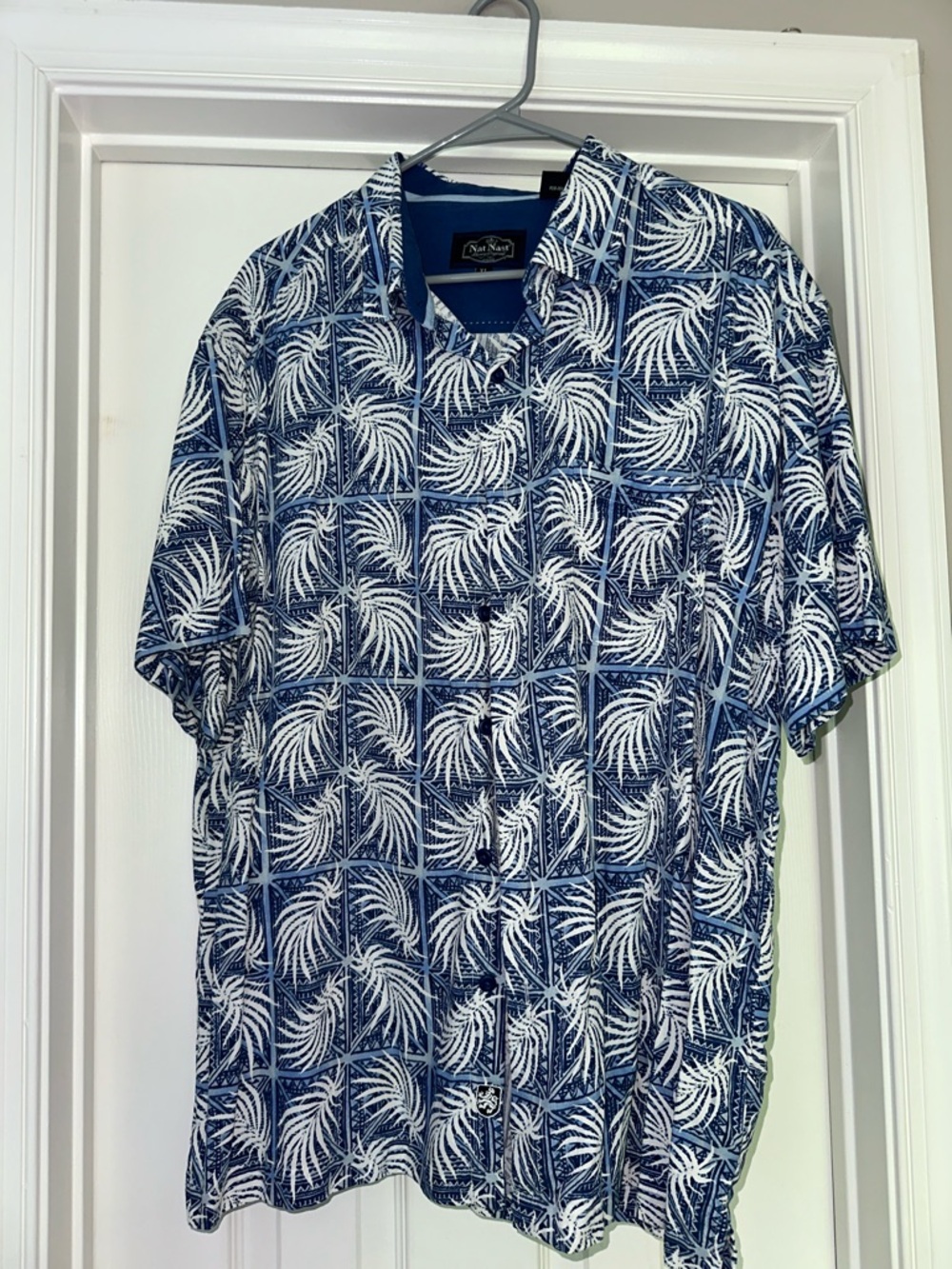 Nat Nast short sleeve button up shirt